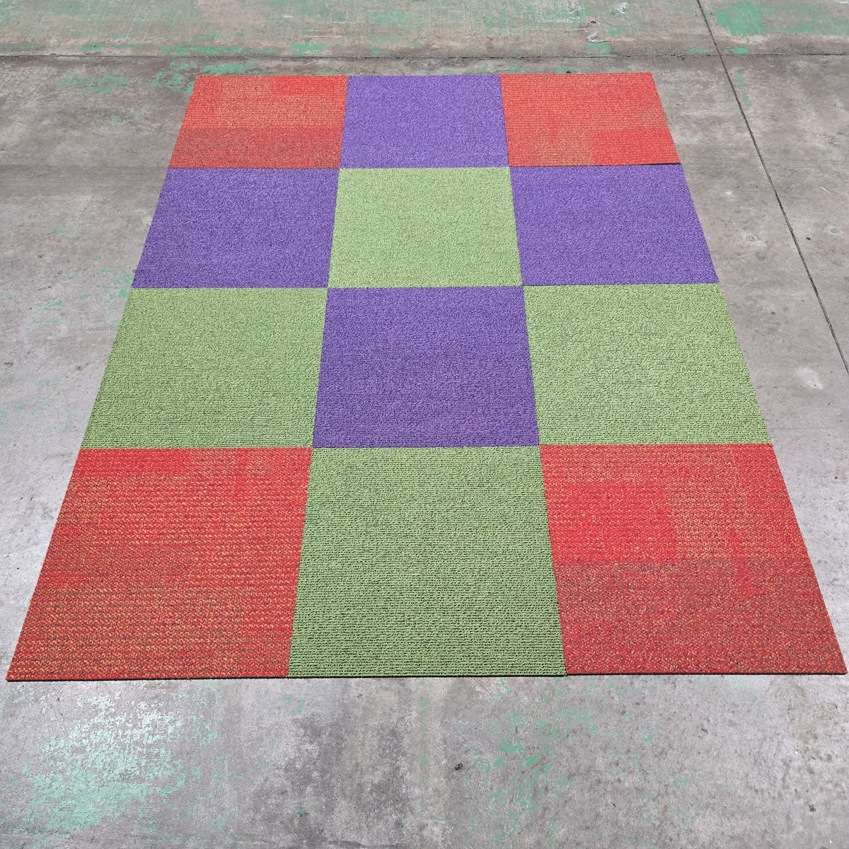 Origami - Red - Carpet Tile 5m2 – Flooring Direct